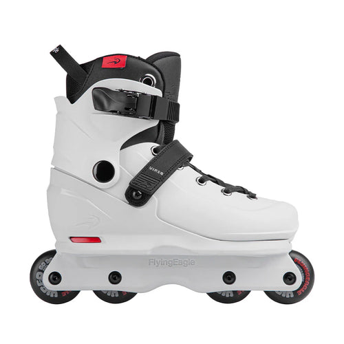 Patins FlyingEagle Street VIREO Ajustável - Branco off-white