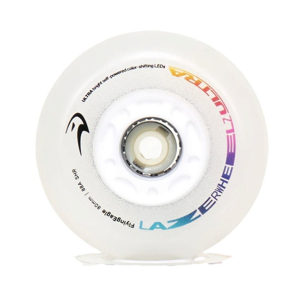 Rodas LED FlyingEagle / Lazer Wheelz ULTRA (multicolor) 80mm 88A - 4 rodas