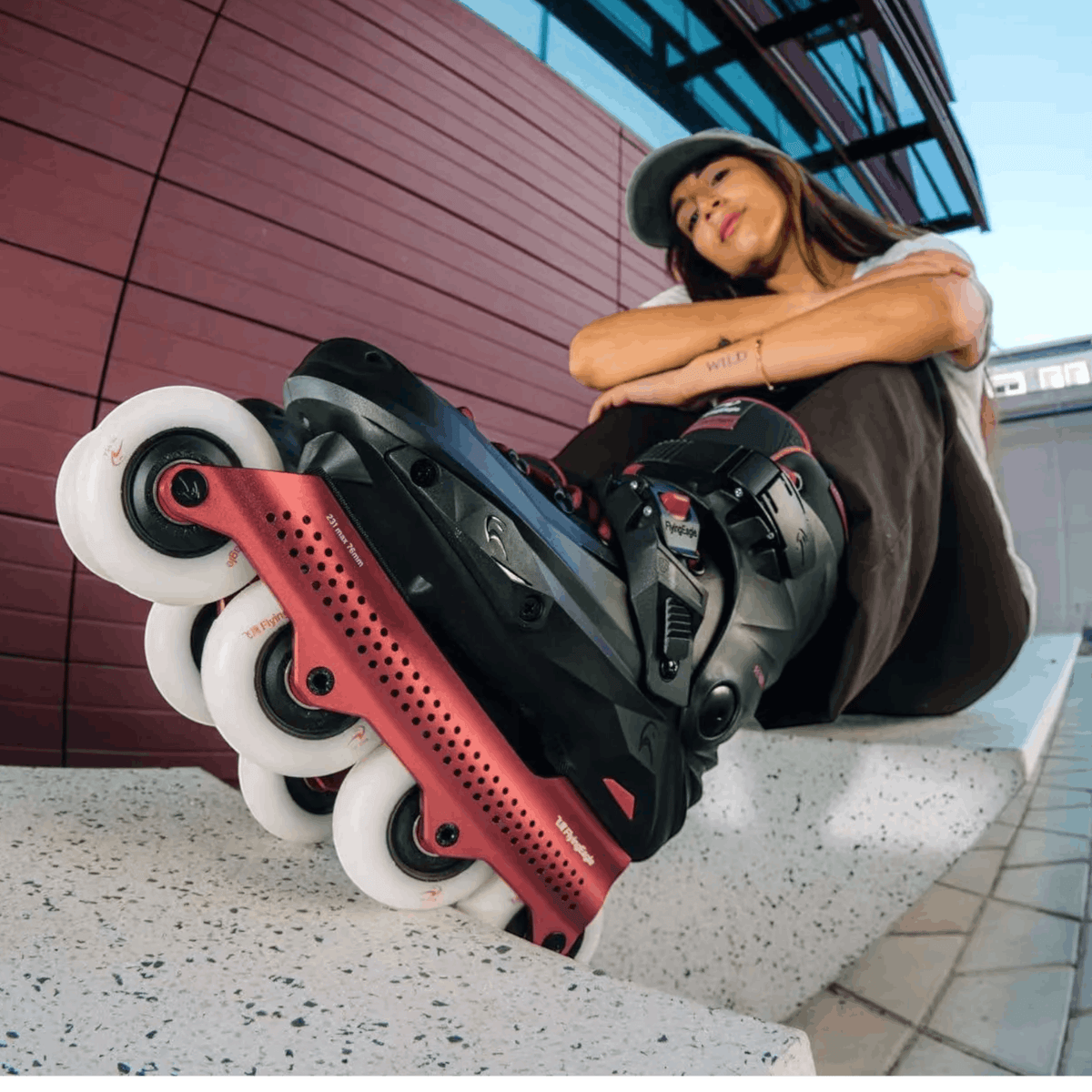 Pré-Venda Patins FlyingEagle Reaver S7680 - Rose