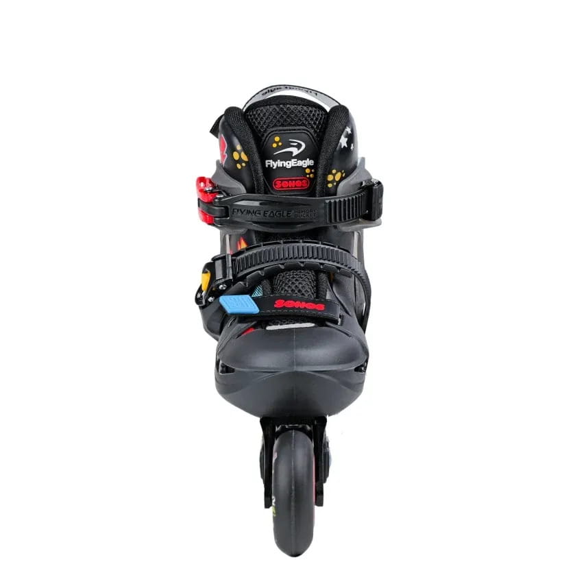 Pré-Venda Patins Infantil FlyingEagle S6S Pro Sonos Ajustável - Preto