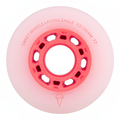 Roda de patins KonRoller FlyingEagle Ice Cream vermelha com perfil bullet e acabamento fosco em poliuretano