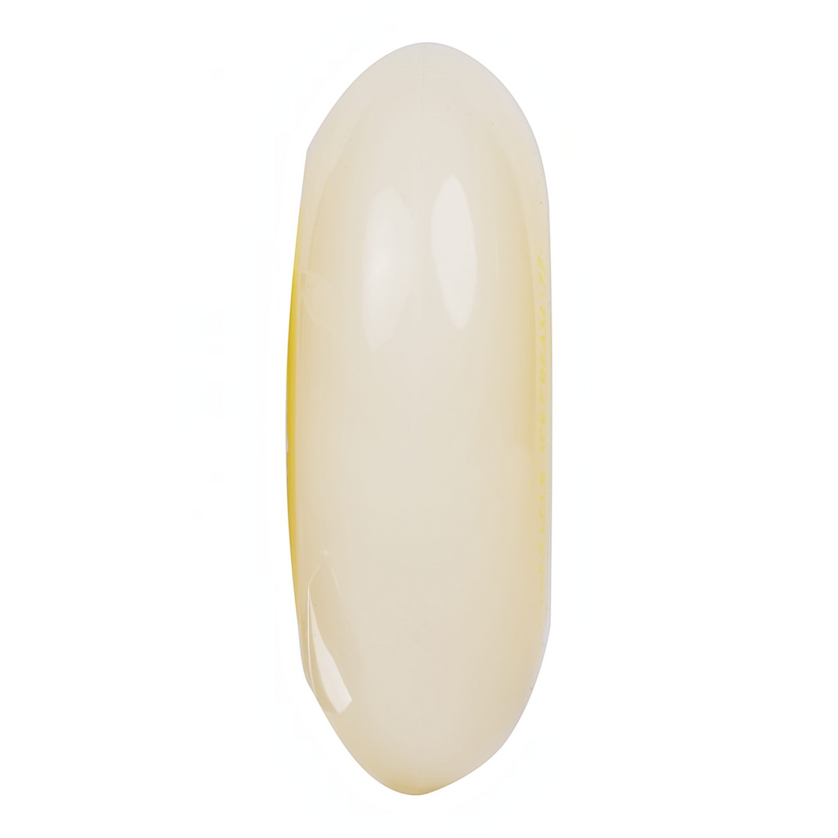 Roda de patins KonRoller FlyingEagle Ice Cream amarela com perfil bullet em poliuretano para patinação urbana