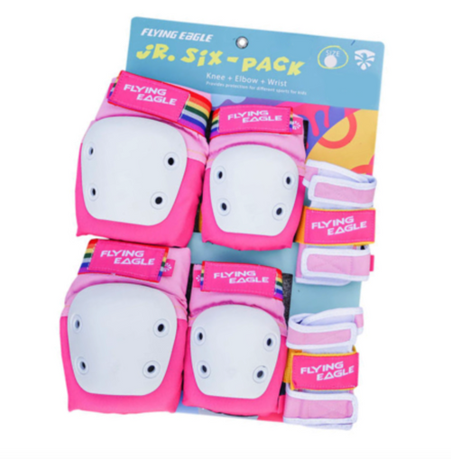 Kit de Proteção FlyingEagle Valiant JR - Rosa