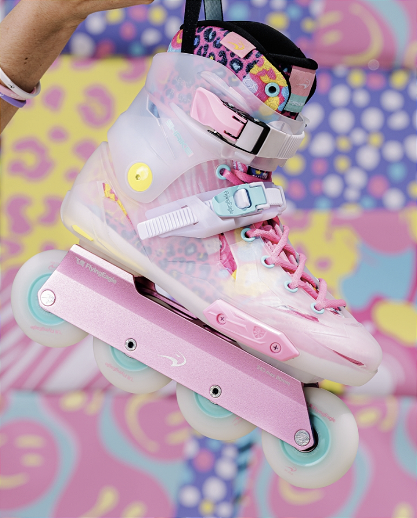 Patins FlyingEagle X5 SHRIKE PRO Funky (Rosa)