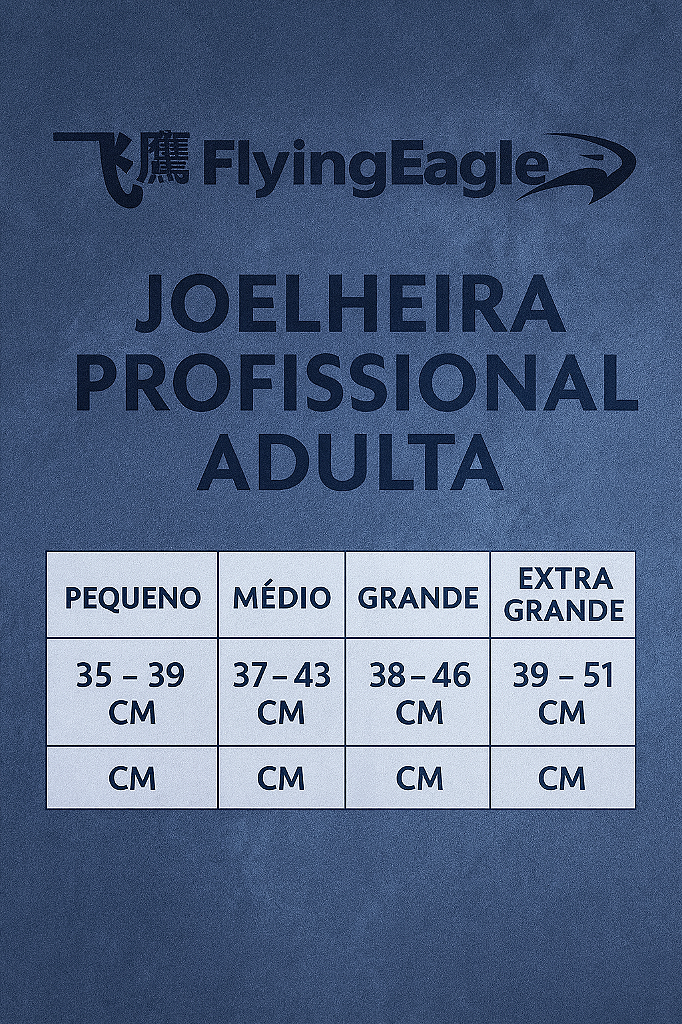 Joelheira FlyingEagle Pro Knee Pads - Preto