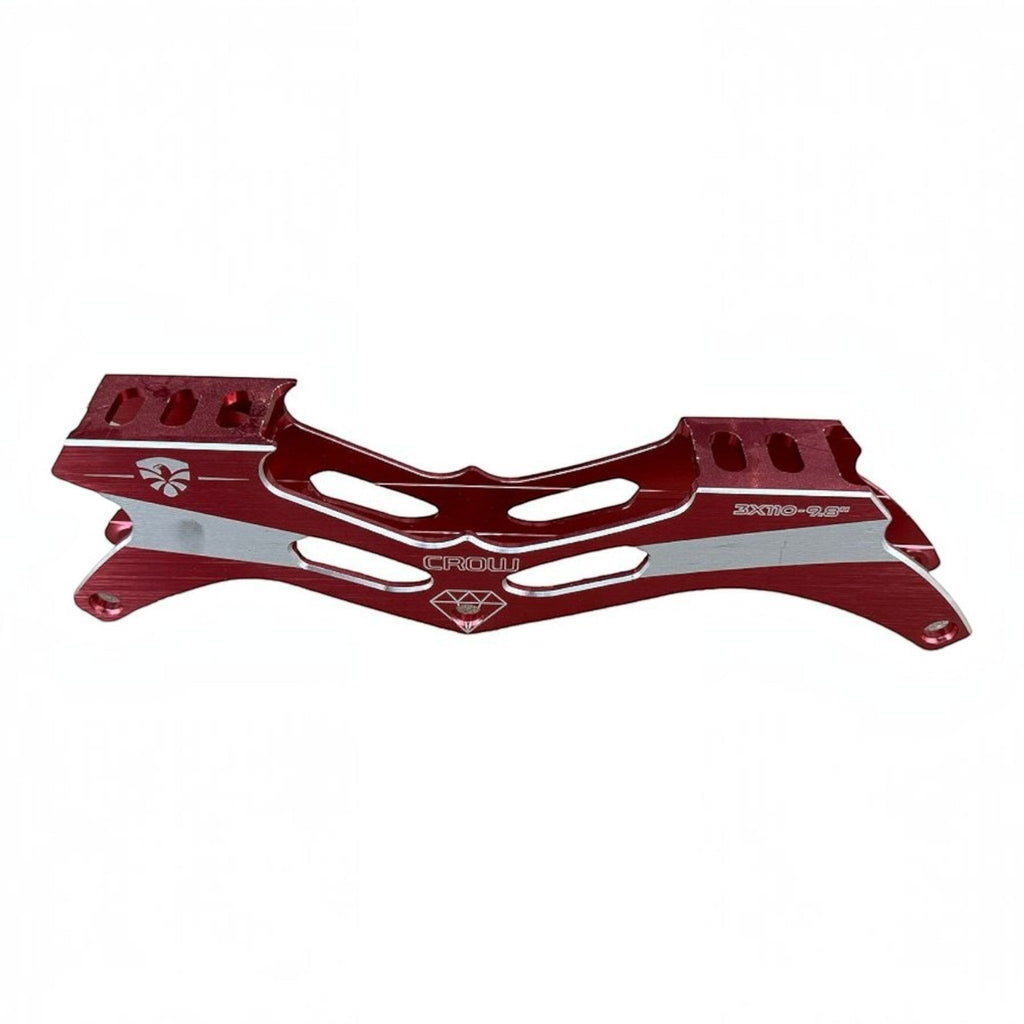 Base de patins KonRoller FlyingEagle Crow 3x110mm em alumínio rosé para configuração triskate de alta performance