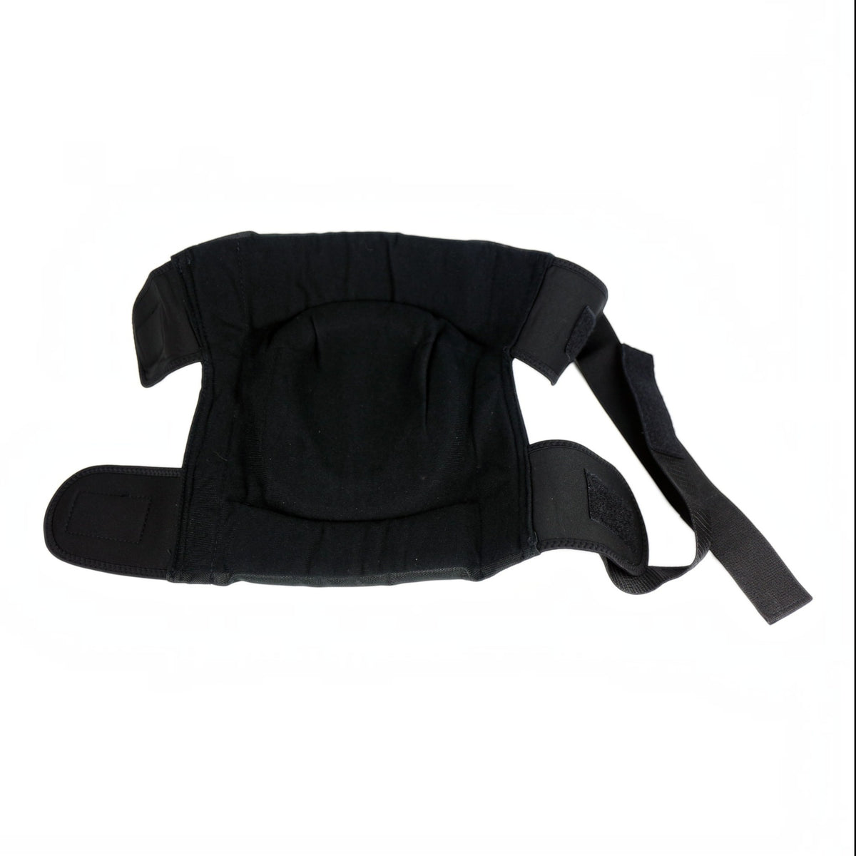 Joelheira KonRoller FlyingEagle Shield Pro preta com casco rígido e cintas ajustáveis para patinação e skate