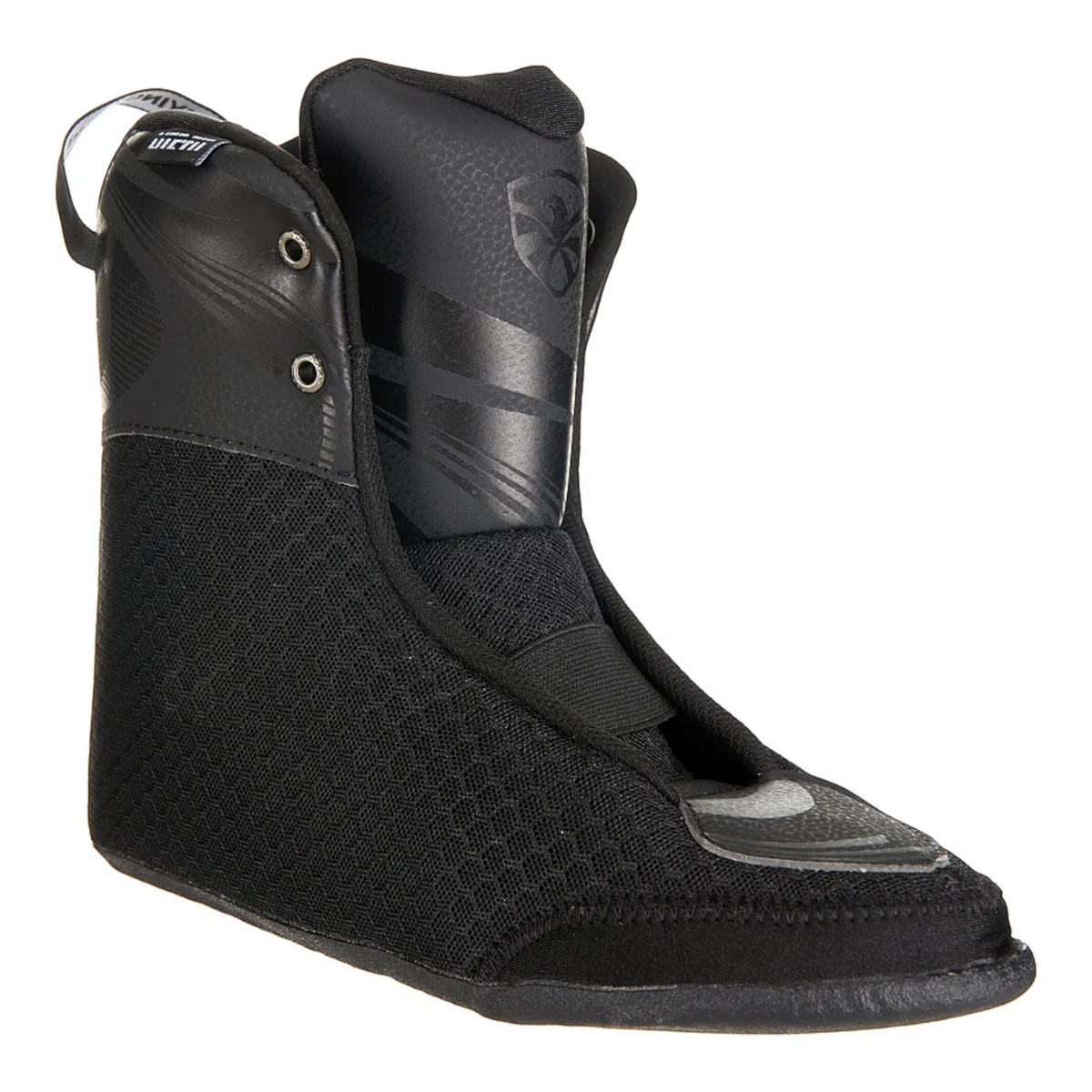 Liner interno removível LITE-FIT preto para patins KonRoller FlyingEagle, com malha respirável e biqueira em neoprene.