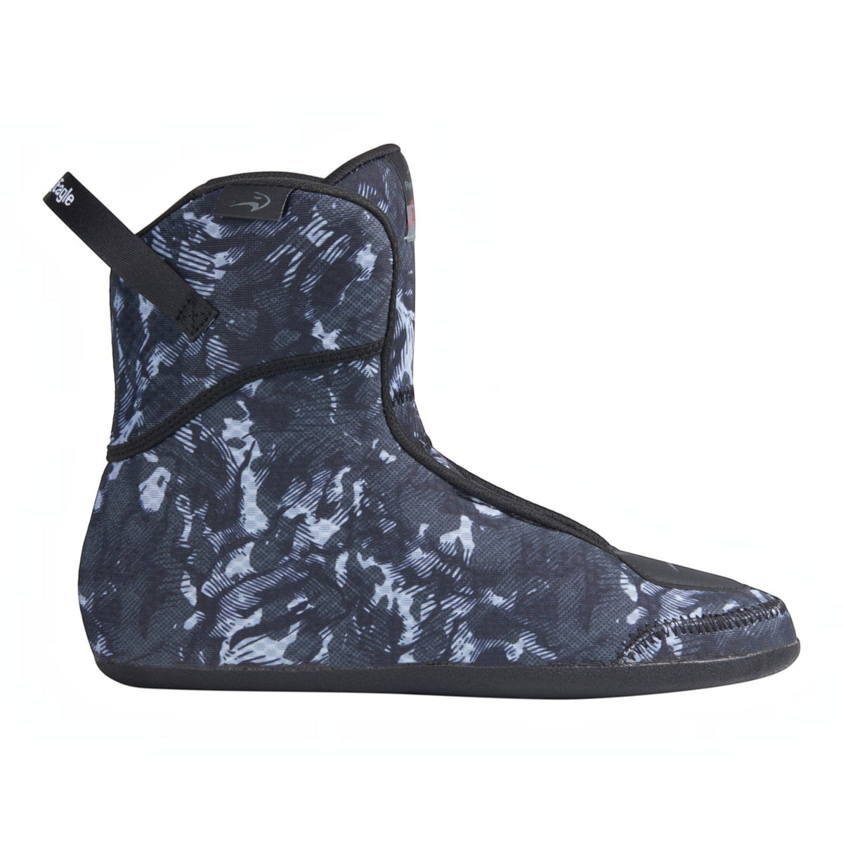 Liner removível preto com estampa camuflada para patins FlyingEagle Shrike X3, modelo respirável e acolchoado