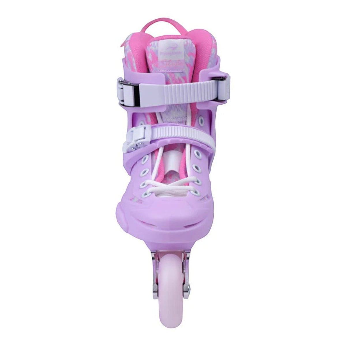 Patins inline KonRoller FlyingEagle X3 Shrike na cor mauve, modelo urbano com hardboot, fivelas e liner acolchoado.