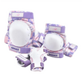Kit de proteção FlyingEagle Cobet 2026 roxo com munhequeiras, cotoveleiras e joelheiras