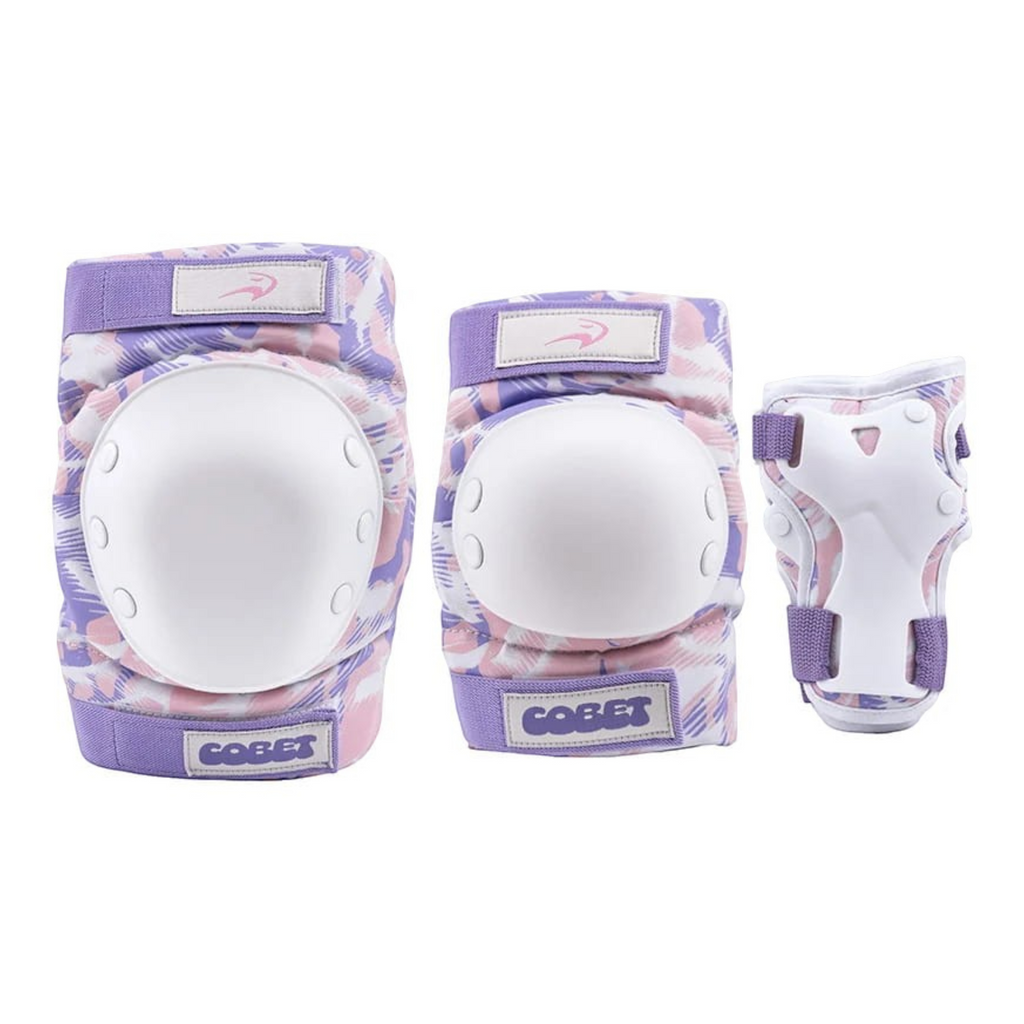 Kit de proteção FlyingEagle Cobet 2026 roxo, detalhe das seis peças